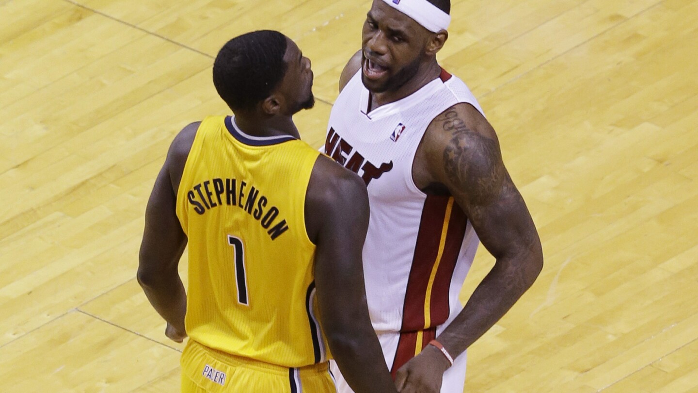 Lance stephenson and lebron 2025 james